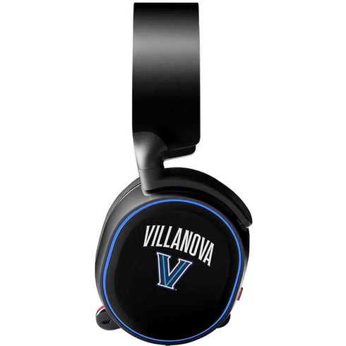 Villanova University V Black SteelSeries Arctis 3 Skin